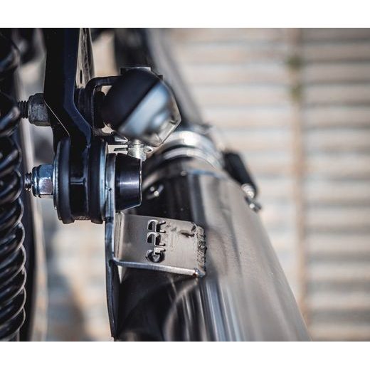 UNIVERSAL SILENCER GPR ULTRACONE CAFÉ RACER CAFE.32.ULTRA BRUSHED STAINLESS STEEL