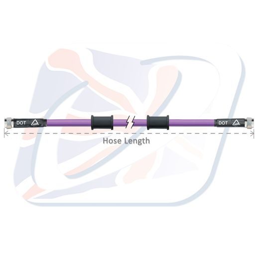 BRZDOVÁ HADICA VENHILL POWERHOSEPLUS 3H0300-PU 300MM FIALOVÁ