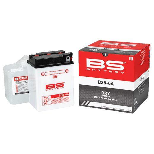 KONVENČNÝ AKUMULÁTOR ( S KYSELINOU) BS-BATTERY B38-6A (Y38-6A ) BALENIE VRÁT.KYSELINY