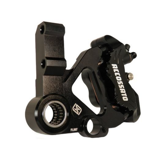 KIT FRONT LEFT BRAKE CALIPER PZ014 AND MOUNTING BRACKET ACCOSSATO KITA26 FOR VESPA