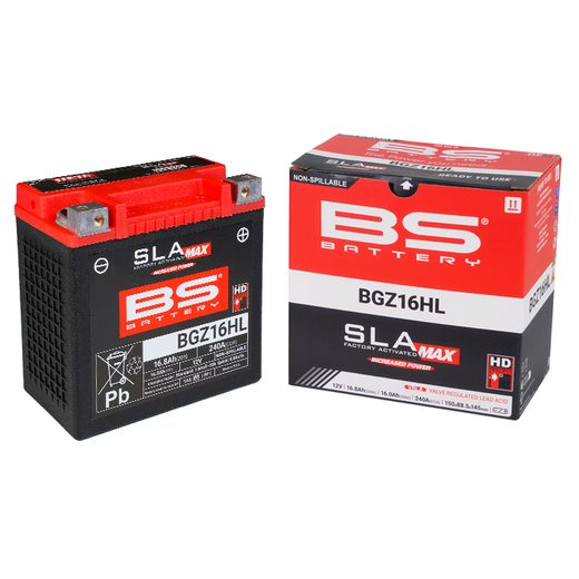 V TOVÁRNI AKTIVOVANÝ AKUMULÁTOR BS-BATTERY BGZ16HL SLA MAX AKTIVOVANÁ BATÉRIA