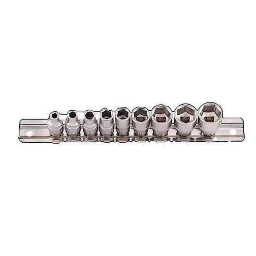 1/4" DRIVE METRIC SOCKET SET VENHILL VT76 9PCS