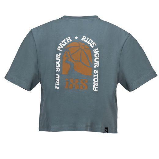 DÁMSKE TRIČKO IXS GRAPHIC 1.0 473-510-6951 BLUE GREY XL