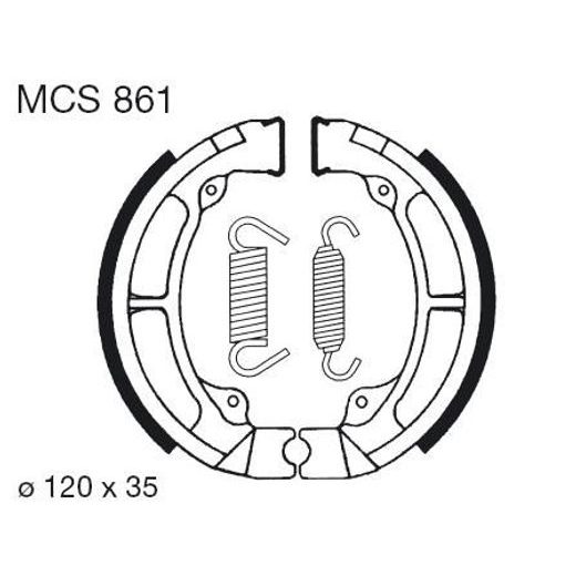 BRZDOVÉ ČEĽUSTE LUCAS MCS 861