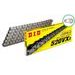 REŤAZOVÁ SADA D.I.D CHAIN - STRIEBORNÝ REŤAZ 520 VX, X-KRÚŽOK, KOLIESKO SUPERSPROX, ROZETA SUPERSPROX PRE KTM DUKE 125 2020-2023