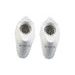 DVOJITÁ KONCOVKA VÝFUKU SLIP - ON GPR ALBUS EVO4 E4.T.88.ALBE4 WHITE GLOSSY