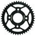 REŤAZOVÁ SADA EK - STRIEBORNÝ REŤAZ 428 DEH, NETESNENÝ, KOLIESKO SUPERSPROX, ROZETA SUPERSPROX PRE YAMAHA TZR 125 1988-1993