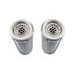DVOJITÁ KONCOVKA VÝFUKU SLIP - ON GPR M3 K.136.M3.INOX BRUSHED STAINLESS STEEL