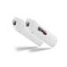 DVOJITÁ KONCOVKA VÝFUKU SLIP - ON GPR ALBUS EVO4 E4.BMW.51.ALBE4 WHITE GLOSSY