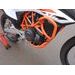 OCHRANA MOTORA RDMOTO CF124O ORANŽOVÁ HORNÝ + SPODNÝ
