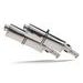 DVOJITÁ KONCOVKA VÝFUKU SLIP - ON GPR TRIOVAL D.15.3.TRI LEŠTENÁ NEREZOVÁ OCEĽ