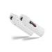 DVOJITÁ KONCOVKA VÝFUKU SLIP - ON GPR ALBUS S.186.ALB WHITE GLOSSY