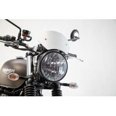 SW MOTECH TRIUMPH - STREET TWIN - VĚTRNÝ ŠTÍTEK STŘÍBRNÝ TRIUMPH STREET TWIN 900 (18-).