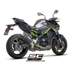 VÝFUKOVÝ SYSTÉM SC PROJECT PRO KAWASAKI - Z 900 A2 (2020 - 2022) - EURO 5 - SC1-R MUFFLER, CARBON FIBER, WITH CARBON FIBER END CAP