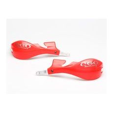 SW MOTECH EGO CHRÁNIČE KIT ČERVENÉ. ZAHRNUJE MONTÁŽNÍ MATERIÁL PRO ŘÍDÍTKA 22 MM.