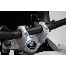 SW MOTECH ZVÝŠENÍ ŘÍDÍTEK 40 MM BMW R1200GS (12-18), R1250GS /ADV.(18-). STŘÍBRNÉ