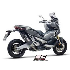 VÝFUKOVÉ SVODY BEZ KONCOVKY SC PROJECT PRO HONDA - X-ADV 750 (2017 - 2020) - STAINLESS STEEL HEADER, COMPATIBLE WITH SC1-R AND OVAL MUFFLER (MUFFLER NOT INCLUDED)