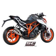 VÝFUKOVÝ SYSTÉM SC PROJECT PRO KTM - 1290 SUPER DUKE R (2017 - 2019) - TWIN CR-T MUFFLER, TITANIUM