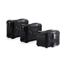 SW MOTECH ADVENTURE SADA KUFRŮ ČERNÁ. KAWASAKI VERSYS 650 (15-).