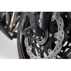 SW MOTECH PROTEKTORY NA PŘEDNÍ OSU ČERNÝ SUZUKI GSX-S750 (17-).