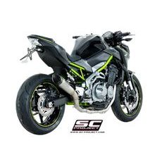 VÝFUKOVÉ SVODY BEZ KONCOVKY SC PROJECT PRO KAWASAKI - Z 900 (2017 - 2019) - EURO 4 - FULL EXHAUST SYSTEM 4-2-1, STAINLESS STEEL, COMPATIBLE WITH S1 MUFFLER, SC1-R, GP-M2, OVAL, CR-T (MUFFLER NOT INCLUDED)