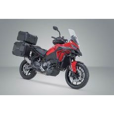 SW MOTECH ADVENTURE SET DUSC WITH TOP CASE XL BLACK. DUCATI MULTISTRADA V2 / V2 S (24-).