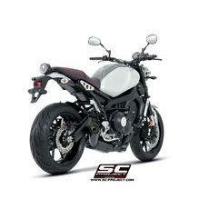 VÝFUKOVÝ SYSTÉM SC PROJECT PRO YAMAHA - XSR 900 (2016 - 2020) - FULL EXHAUST SYSTEM 3-1, STAINLESS STEEL, WITH S1 MUFFLER, MATT BLACK PAINTED