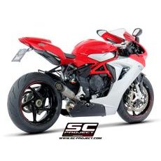 VÝFUKOVÝ SYSTÉM SC PROJECT PRO MV AGUSTA - F3 800 (2017 - 2021) - EAS ABS - RC - S1 MUFFLER, TITANIUM, WITH TITANIUM LINK-PIPE