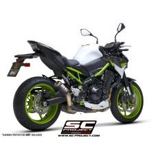 VÝFUKOVÝ SYSTÉM SC PROJECT PRO KAWASAKI - Z 900 (2020-2022) - EURO 5 - CR-T MUFFLER, TITANIUM, WITH TITANIUM MESH, (NO CARBON PROTECTION)