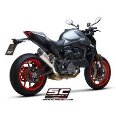 VÝFUKOVÝ SYSTÉM SC PROJECT PRO DUCATI - MONSTER 937 (2021-2022) - CONIC MUFFLER, TITANIUM
