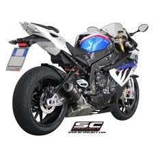 VÝFUKOVÝ SYSTÉM SC PROJECT PRO BMW - S 1000 RR (2010 - 2014) - HP4 - GP-M2 MUFFLER, CARBON FIBER, WITH CNC MACHINED EXIT PIPE