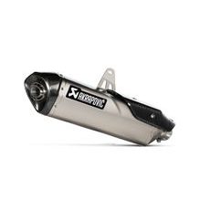 SW MOTECH AKRAPOVIC SLIP ON EXHAUST SYSTEM SILVER. TRIUMPH TIGER 900 MODELLE (19-23).