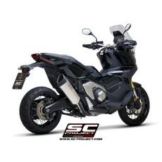 VÝFUKOVÝ SYSTÉM SC PROJECT PRO HONDA - X-ADV 750 (2021-2022) - SC1-R MUFFLER, TITANIUM, WITH CARBON FIBER END CAP