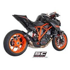 VÝFUKOVÝ SYSTÉM SC PROJECT PRO KTM - 1290 SUPER DUKE R (2014 - 2016) - CR-T CARBON FIBER MUFFLER, WITH TITANIUM END CAP