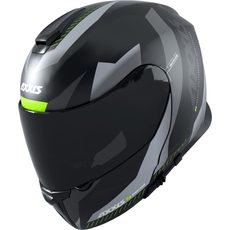 Výklopná helma AXXIS GECKO SV ABS shield b2 lesklá šedá L