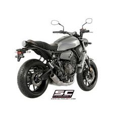 VÝFUKOVÝ SYSTÉM SC PROJECT PRO YAMAHA - XSR 700 (2016 - 2020) - FULL EXHAUST SYSTEM 2-1, WITH CR-T MUFFLER, TITANIUM