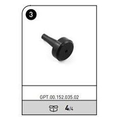 SW MOTECH GUMOVÝ DORAZ 20X7,5MM. T=4,0 MM PRO ADAPTERY GPT, GIVI,KAPPA,DUSC