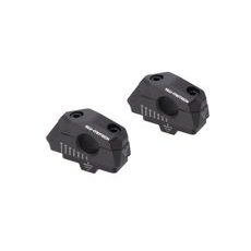 SW MOTECH VARIO ZVÝŠENÍ ŘÍDÍTEK O PRŮMĚRU 22MM, H 25, ČERNÉ, MOŽNÉ POSUNUTÍ DOZADU 5/10/15/20/25/30