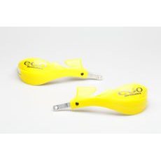 SW MOTECH EGO VÝZTUHY KIT ŽLUTÁ. VČETNĚ UPEVŇOVACÍHO MATERIÁLU NA KÓNICKÁ ŘÍDÍTKA