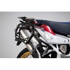 SW MOTECH HONDA - CRF1000L AFRICA TWIN ADVENTURE SPORTS - SADA OFF-ROAD PRO NOSIČE ČERNÉ. HONDA AFRICA TWIN / ADV SPORT (18-).