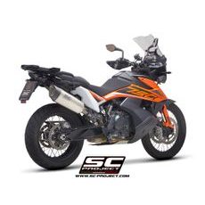 VÝFUKOVÝ SYSTÉM SC PROJECT PRO KTM - 790 ADVENTURE (2019 - 2020) - SC1-R MUFFLER, CARBON FIBER, WITH CARBON FIBER END CAP