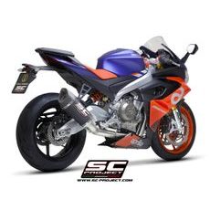 VÝFUKOVÝ SYSTÉM SC PROJECT PRO APRILIA - RS 660 (2020 - 2022) - FULL TITANIUM EXHAUST SYSTEM 2-1 "TROFEO", WITH TITANIUM SC1-R MUFFLER