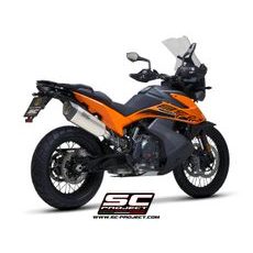 VÝFUKOVÝ SYSTÉM SC PROJECT PRO KTM - 890 ADVENTURE / 890 ADVENTURE A2 (2021-2022) - SC1-R MUFFLER, CARBON FIBER, WITH CARBON FIBER END CAP