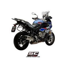 VÝFUKOVÝ SYSTÉM SC PROJECT PRO BMW - S 1000 XR (2017 - 2019) - SC1-R MUFFLER, LOW POSITION, TITANIUM, WITH CARBON FIBER END CAP