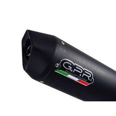 DVOJITÁ KONCOVKA VÝFUKU SLIP-ON GPR FURORE A.37.FUNE MATNÁ ČERNÁ