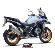 VÝFUKOVÝ SYSTÉM SC PROJECT PRO BMW - R 1250 GS (2020 - 2022) - ADVENTURE - EURO 5 - ADVENTURE MUFFLER, TITANIUM, WITH CARBON FIBER END CAP