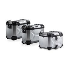 SW MOTECH ADVENTURE SET TRAX ADV SILVER. MOTO GUZZI V85 STRADA (24-).