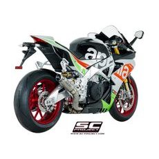 VÝFUKOVÝ SYSTÉM SC PROJECT PRO APRILIA - RSV4 (2017) - RF - RR - GP70-R MUFFLER, TITANIUM, WITH TITANIUM END CAP