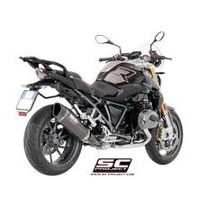 VÝFUKOVÝ SYSTÉM SC PROJECT PRO BMW - R 1200 R (2017 - 2018) - RS - SC1-R MUFFLER, TITANIUM, WITH CARBON FIBER END CAP