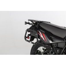 SW MOTECH EVO BOČNÍ NOSIČE ČERNÉ. ZESÍLENÉ. KAWASAKI KLR650 (08-).